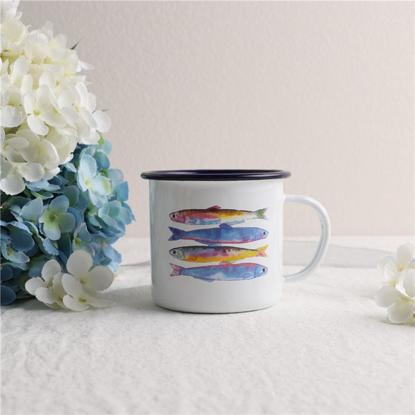 Enamel Cup Boutique Collection- Sardine