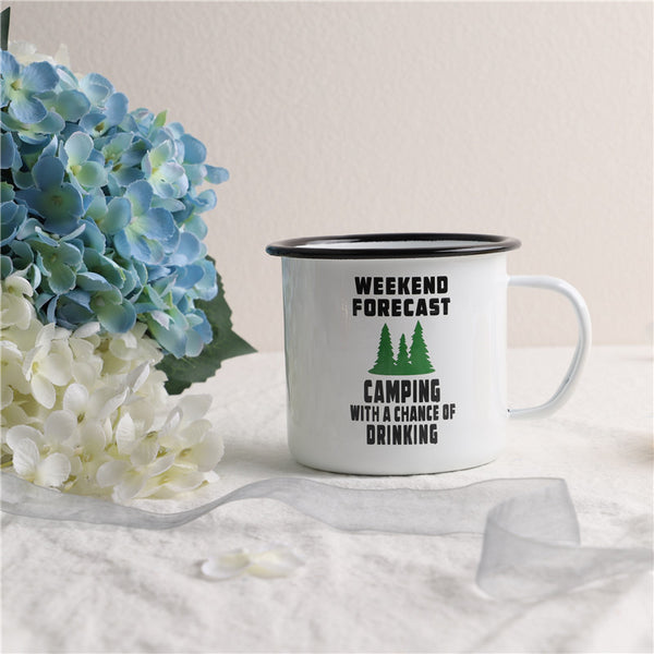 Enamel Cup Boutique Collection- Weekend Forecast